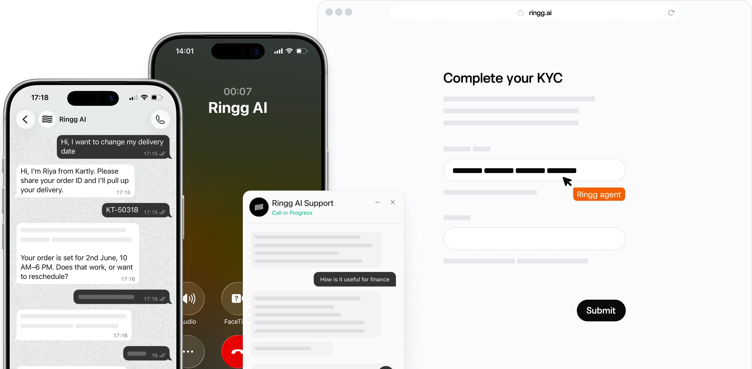 Ringg AI platform